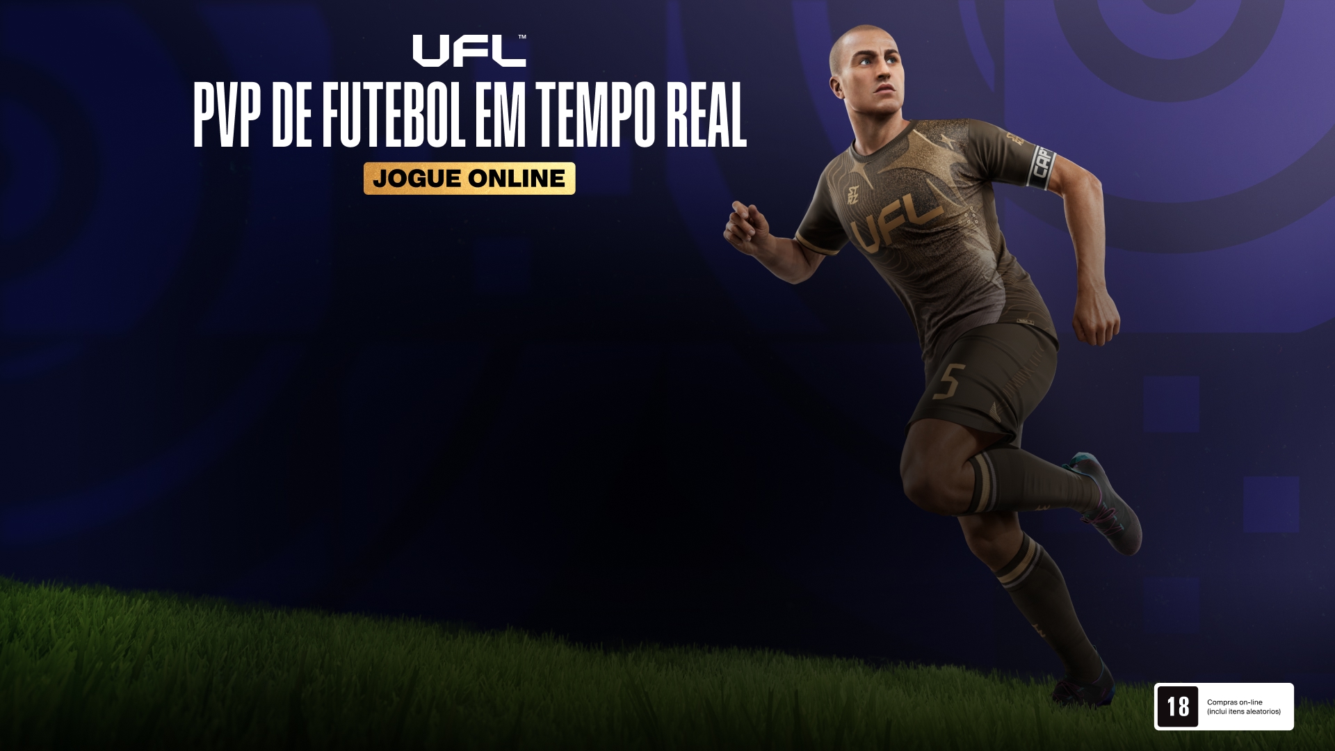Key visual do UFL – PvP de futebol em tempo real, jogue online