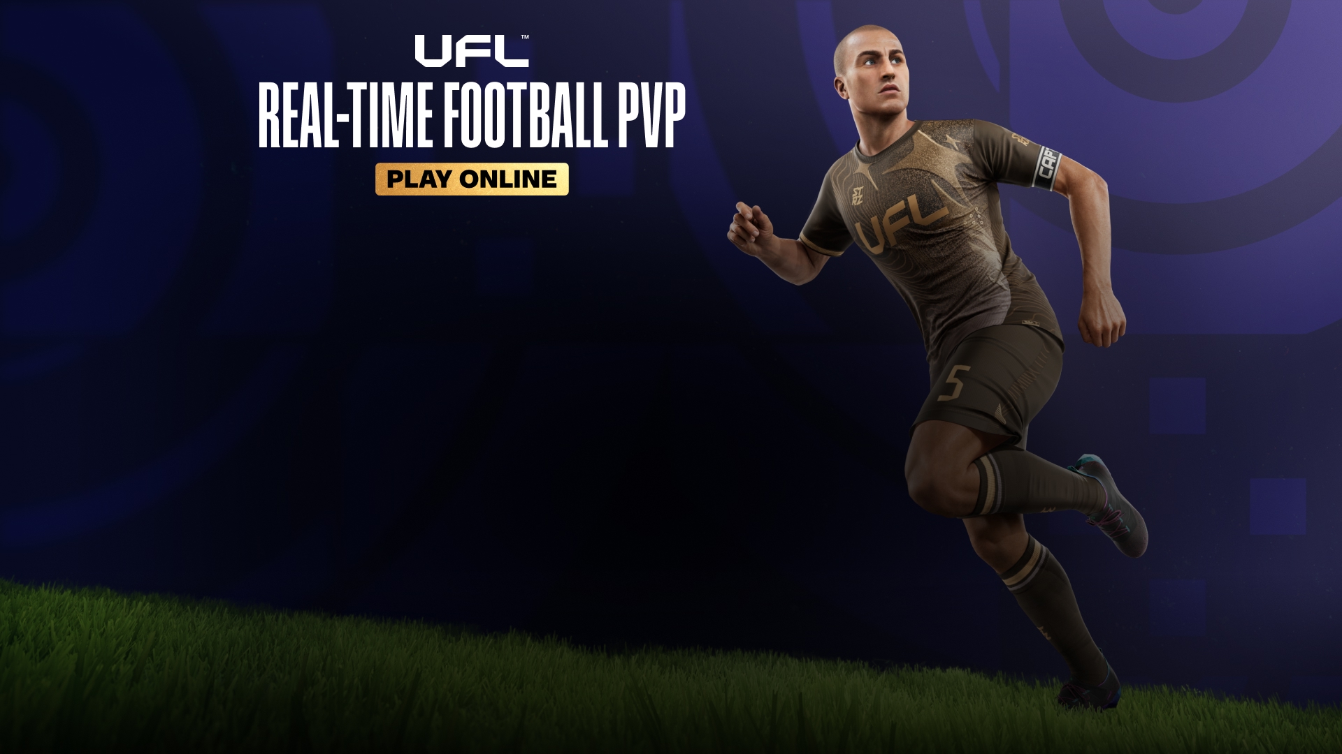 UFL key visual – real-time football PvP, play online